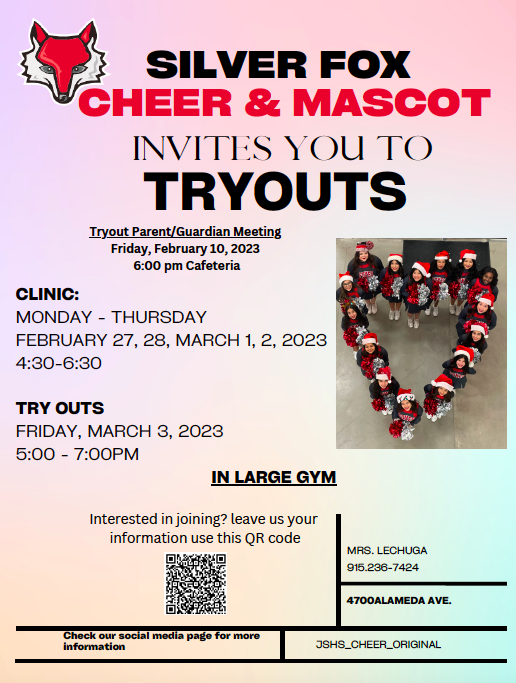 Cheerleading Tryouts